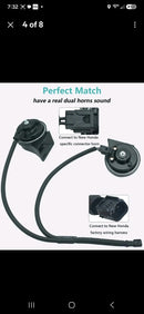 Honda Civic/CR-V Compatible Car Horn with 1 to 2 Connector Adapter Post-2017