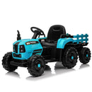 24V 400W Electric Ride-On Blue Tractor Toy for Kids
