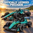 Aston Martin AMR26 24V Green Electric Ride-On Car for Kids with Remote Control and Bluetooth