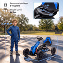 12V Electric Go Kart for Kids with Adjustable Seat and EVA Tires