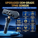 433MHz TPMS Sensors Ready for Jeep Wrangler, Grand Cherokee, Ram