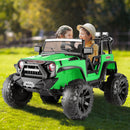 24V Kids Electric Ride-On Truck with Bluetooth, 2-Seater, Dual 200W Motors, Remote Control