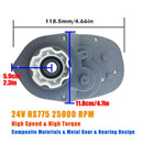 24V RS775 7R Motor Gearbox Upgrade Kit for Power Wheels