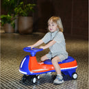 12V Electric Twisting Ride-On Car for Kids Aged 3-6 with LED Lights and Music