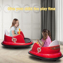 6V Electric Kids Ride-On Bumper Car with 360° Spin and Remote Control - Red Toddler Toy