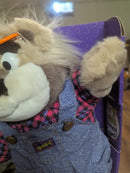 Vintage 1997 Tyco Real Talkin' Bubba Bear Plush Talking Stuffed Animal