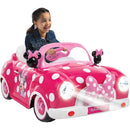 Huffy 6V Disney Minnie Mouse Remote-Controlled Convertible Ride-On Car for Kids 3+