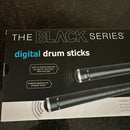 Black Series Motion-Activated Digital Drum Sticks with Glowing Blue Tips
