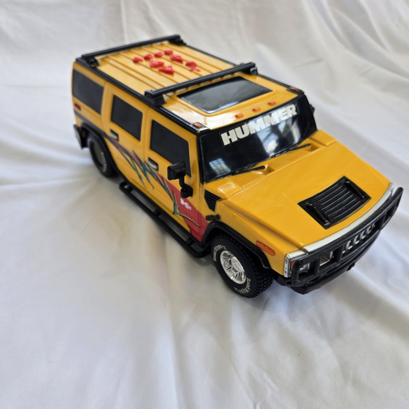 Yellow 2006 Hummer H2 Toy with Voice, Lights, and Horns - Road Ripper Model