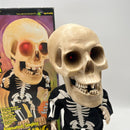 Retro Gemmy 17" Large Head Grooving Skeleton Super Freak *Inspected*