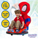 Spider-Man Spidey ImaginAir 6V Powered Bumper Car with Inflatable Features