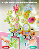 Montessori Musical Toy Train Set for Toddlers Aged 3 to 6 Years