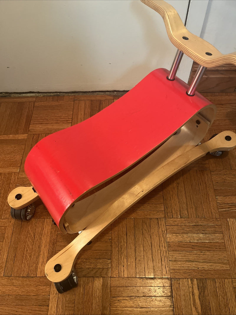 2-in-1 Wooden Flip Rock and Roll Toddler Balance Toy
