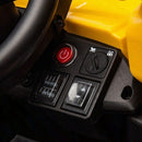 12V CAT Loader Children’s Ride-On Construction Tractor with Parental Remote Control - Yellow