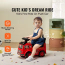 SucceBuy Kids Push Car with Musical Steering Wheel