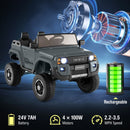 24V Dual Seat Kids Electric Toyota LC250 Ride-On Truck with Remote Control