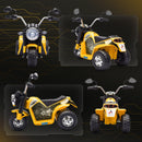 Electric 6V Kids' Ride-On Dirt Bike Trike with Horn and Lights