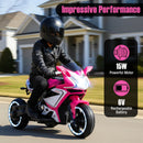 Mini Electric Motorcycle for Kids with LED Lights and 6V Battery Power