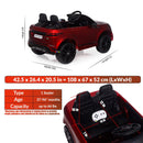 12V Licensed Land Rover Kids Ride-On Car with MP4 and Remote Control in Multiple Colors