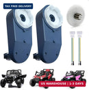 24V 18000RPM RS390 Gearbox for 4WD Power Wheels Motor Enhancement (Blue)