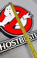 Illuminated Ghostbusters 3D Printed Ghost Logo Sign