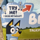 Interactive Bluey Plush Toy with Sound, 9 Phrases, Belly Activation, Ages 3+