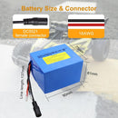 24V 4Ah Lithium-Ion Battery Pack for Children's Ride-On Vehicles with Rapid Charger
