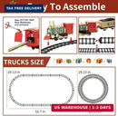 Interactive Electric Train Playset for Children 4-8 with Lights and Sounds