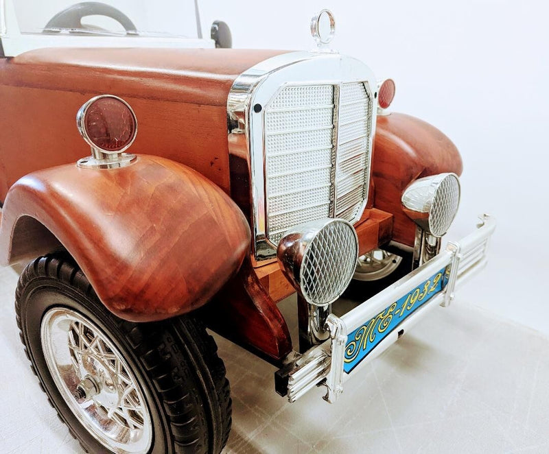 Electric Wooden Kids Car Model 1932 Rare Collectible