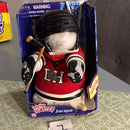 Plush Dancing Hamster Jacque Hockey Toy with Helmet and Stick