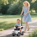 Dual Function Ride-On Push Car, Official Land Rover Discovery, White
