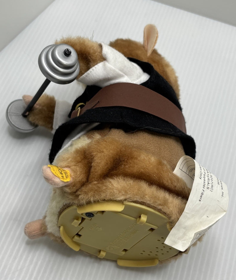 Dancing Hamster Weightlifter Toy with Gym and Music Features