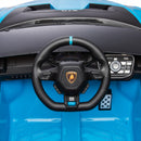 24V Lamborghini Huracan STO Licensed Ride-On Supercar with 360° Spin, Drift Feature, and LED Music
