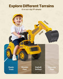 Excavator Push Car for Toddlers Aged 19 to 36 Months