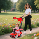 OLAKIDS 10061 Red 3-in-1 Mercedes Benz Push Car Ride-On Toy
