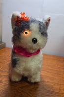 Vintage 1960s Japan Battery-Operated Lively Cat Toy with Walking and Crying Features