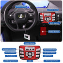 24V Electric 2-Seater Kids Ride-On 4WD UTV Truck with Remote Control Blue