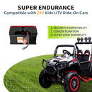 24V 7Ah Lightweight Ride-On Car Battery with 2A Charger for Enduring Performance
