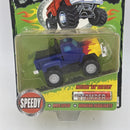 Tinco Stomper 4x4 JEEP TRUCK TE433 MOC with Purple Flames