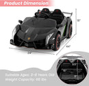 12V Licensed Lamborghini Electric Ride-On Car for Kids with 3 Speed Settings