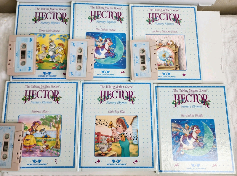 Talking Mother Goose Collection with 12 Cassettes, 22 Books, and Clothing Set