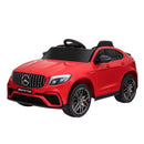 Red 12V Remote Control Ride-On Car for Children