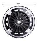 Gladeer 90mm Polyurethane Replacement Wheels Set for Wiggle Car Enhancements