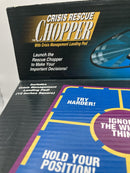 Vintage 1993 Waco Crisis Rescue Helicopter Toy with Decision Maker Landing Pad, New and Sealed