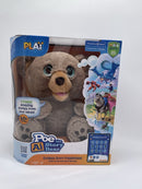 PLAi Poe Interactive Plush Storytelling Bear - AI-Powered Storyteller