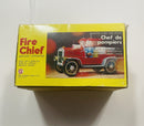 Metal Fire Chief Battery-Powered Fire Truck ME699 Collectible Toy
