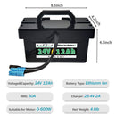 24V 12Ah Lithium Replacement Battery for Kids Ride-On and Toy Cars