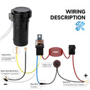 Truck Air Horns and Loud Car Train Horn Kit with Button