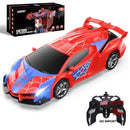 Transforming Spider RC Robot Car, 2.4GHz Remote-Controlled Toy for Kids, Red