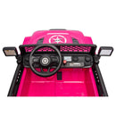 24V 4WD Dual Seat Kids Off-Road Electric Vehicle 550W EVA Wheels with Remote Suspension for Ages 3+